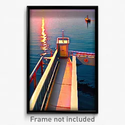 Pixel Art Poster - Buoyant Berth (8 Bit Psychedelic Trippy Video Game Print)