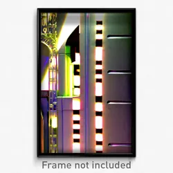 Pixel Art Poster - Fancy Plastic (8 Bit Psychedelic Trippy Video Game Print)