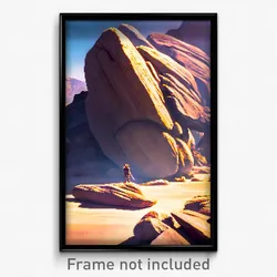 Pixel Art Poster - Tremendous Rock (8 Bit Psychedelic Trippy Video Game Print)