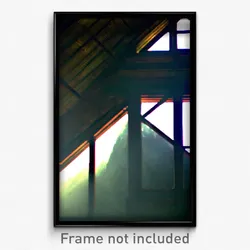 Pixel Art Poster - Murky Eaves (8 Bit Psychedelic Trippy Weird Video Game Print)