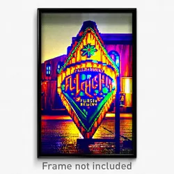 Pixel Art Poster - Flashy Brewery (8 Bit Psychedelic Trippy Video Game Print)