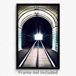 Pixel Art Poster - Humble Tunnel (8 Bit Psychedelic Trippy Video Game Print)