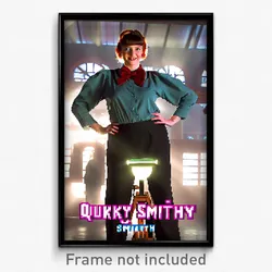 Pixel Art Poster - Quirky Smithy (8 Bit Psychedelic Trippy Video Game Print)