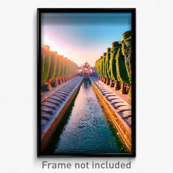 Pixel Art Poster - Fancy Rill (8 Bit Psychedelic Trippy Weird Video Game Print)