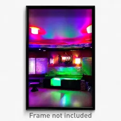 Pixel Art Poster - Wicked Entertainment Room (8 Bit Video Game Print)