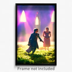 Pixel Art Poster - Enchanting Pound (8 Bit Psychedelic Trippy Video Game Print)