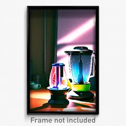 Pixel Art Poster - Unique Blender (8 Bit Psychedelic Trippy Video Game Print)