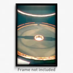 Pixel Art Poster - Circular Territory (8 Bit Psychedelic Video Game Print)