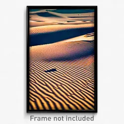 Pixel Art Poster - Nifty Dunes (8 Bit Psychedelic Trippy Weird Video Game Print)