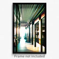 Pixel Art Poster - Novel Warehouse (8 Bit Psychedelic Trippy Video Game Print)