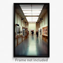Pixel Art Poster - Tiny Gallery (8 Bit Psychedelic Trippy Video Game Print)
