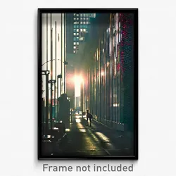 Pixel Art Poster - Urban Wild (8 Bit Psychedelic Trippy Weird Video Game Print)