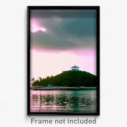 Pixel Art Poster - Dreary Cay (8 Bit Psychedelic Trippy Weird Video Game Print)