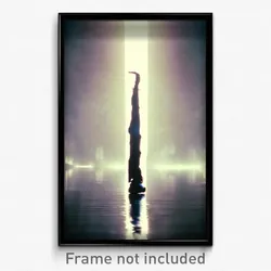 Pixel Art Poster - Velvety Desolation (8 Bit Psychedelic Video Game Print)
