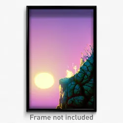 Pixel Art Poster - Imaginative Crack (8 Bit Psychedelic Trippy Video Game Print)