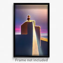 Pixel Art Poster - Droopy Staith (8 Bit Psychedelic Trippy Video Game Print)