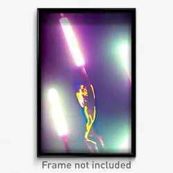 Pixel Art Poster - Creative Bight (8 Bit Psychedelic Trippy Video Game Print)