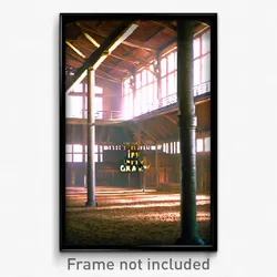 Pixel Art Poster - Nifty Granary (8 Bit Psychedelic Trippy Video Game Print)