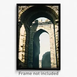 Pixel Art Poster - Grimy Arch (8 Bit Psychedelic Trippy Weird Video Game Print)