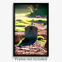 Pixel Art Poster - Dirty Grave (8 Bit Psychedelic Trippy Weird Video Game Print)
