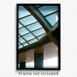 Pixel Art Poster - Interesting Overhang (8 Bit Psychedelic Video Game Print)