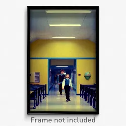 Pixel Art Poster - Mellow Middle School (8 Bit Psychedelic Video Game Print)