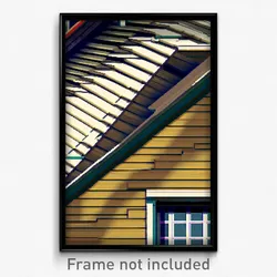 Pixel Art Poster - Elderly Dormer (8 Bit Psychedelic Trippy Video Game Print)