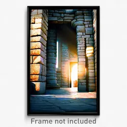 Pixel Art Poster - Incredible Stone (8 Bit Psychedelic Trippy Video Game Print)
