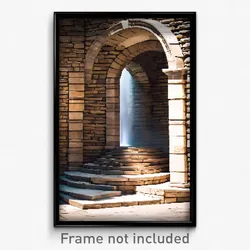 Pixel Art Poster - Cultured Stone (8 Bit Psychedelic Trippy Video Game Print)
