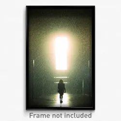 Pixel Art Poster - Active Darkness (8 Bit Psychedelic Trippy Video Game Print)
