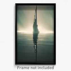 Pixel Art Poster - Watery Lancet (8 Bit Psychedelic Trippy Video Game Print)