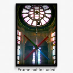 Pixel Art Poster - Elaborate Cdmx (8 Bit Psychedelic Trippy Video Game Print)