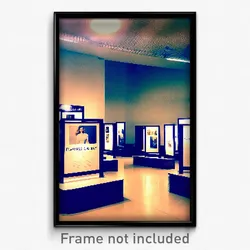 Pixel Art Poster - Flawless Gallery (8 Bit Psychedelic Trippy Video Game Print)