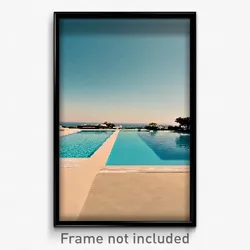 Pixel Art Poster - Wide Pool (8 Bit Psychedelic Trippy Weird Video Game Print)