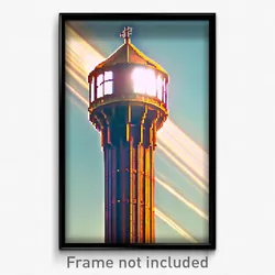 Pixel Art Poster - Creative Belfry (8 Bit Psychedelic Trippy Video Game Print)