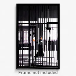 Pixel Art Poster - Remarkable Jail (8 Bit Psychedelic Trippy Video Game Print)