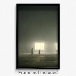 Pixel Art Poster - Dreary Court (8 Bit Psychedelic Trippy Video Game Print)