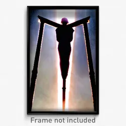 Pixel Art Poster - Remarkable Gallows (8 Bit Psychedelic Video Game Print)