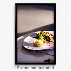 Pixel Art Poster - Damaged Tostada (8 Bit Psychedelic Trippy Video Game Print)