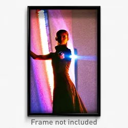 Pixel Art Poster - Slim Shaft (8 Bit Psychedelic Trippy Weird Video Game Print)