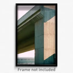 Pixel Art Poster - Concrete Lookout (8 Bit Psychedelic Trippy Video Game Print)