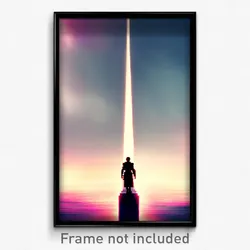 Pixel Art Poster - Infinite Dreamscape (8 Bit Psychedelic Video Game Print)
