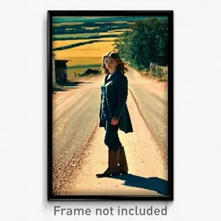 Pixel Art Poster - Simplistic Country (8 Bit Psychedelic Video Game Print)