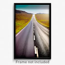 Pixel Art Poster - Zealous Road (8 Bit Psychedelic Trippy Video Game Print)