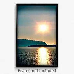 Pixel Art Poster - Calm Firth (8 Bit Psychedelic Trippy Weird Video Game Print)