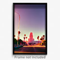 Pixel Art Poster - Plastic Los Angeles (8 Bit Psychedelic Video Game Print)