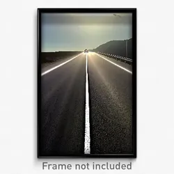 Pixel Art Poster - Spotless Road (8 Bit Psychedelic Trippy Video Game Print)