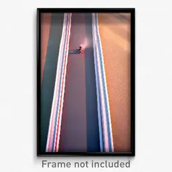 Pixel Art Poster - Nice Slide (8 Bit Psychedelic Trippy Weird Video Game Print)