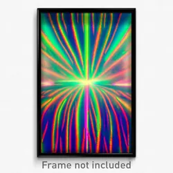 Pixel Art Poster - Glitchy Baronetcy (8 Bit Psychedelic Trippy Video Game Print)