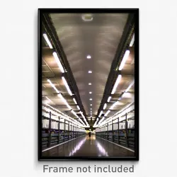 Pixel Art Poster - Voluminous Aisle (8 Bit Psychedelic Trippy Video Game Print)